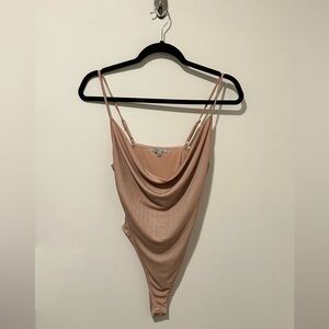 Fashion Nova Cowl Neck Bodysuit